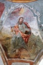 Saint Paul, fresco in the Church of All Saints in Sesvete, Croatia