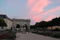 saint-paul gate and square in verdun (france)