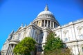 Saint Paul`s Cathedral on Ludgate Hill at the highest point of the City of London, England, UK Royalty Free Stock Photo