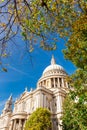 Saint Paul`s Cathedral, London, England, United Kingdom Royalty Free Stock Photo