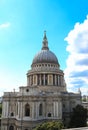 The famous St Paul`s cathedral , London, United Kingdom. Royalty Free Stock Photo
