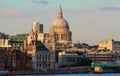 The famous St Paul`s cathedral , London, United Kingdom. Royalty Free Stock Photo