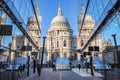 Saint Paul`s Cathedral Reflected Royalty Free Stock Photo