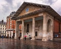 Saint Paul`s Church in Covent Garden on Rainy Day, London, Unite Royalty Free Stock Photo