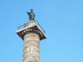 Saint Paul statue Marcus Aurelius Column Rome, Italy Royalty Free Stock Photo