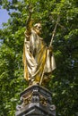 Saint Paul Statue at St. Pauls Cathedral Royalty Free Stock Photo