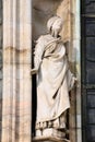 Saint Paula statue in Milan Cathedral, Italy Royalty Free Stock Photo