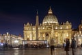 Saint Peter Basilica building in Vatican Rome Royalty Free Stock Photo