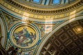 Saint Peter basilica dome seen from inside