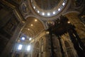 Saint Peter basilica inner view, Rome, Vatican city