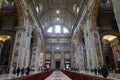 Saint Peter Basilica interior Vatican Royalty Free Stock Photo