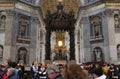 Saint Peter Basilica interior Vatican Royalty Free Stock Photo