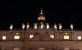 Saint Peter Basilica at night Royalty Free Stock Photo