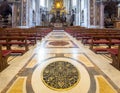 Saint Peter Basilica, Vatican State in Rome Royalty Free Stock Photo