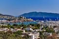 Saint Peter Castle Bodrum Kalesi and cityscape of Bodrum Royalty Free Stock Photo