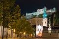 Saint Peter church and fortress. Salzburg. Austria