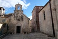 The Saint Peter church in the old town of Korcula, Croatia Royalty Free Stock Photo