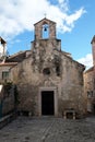 The Saint Peter church in the old town of Korcula, Croatia Royalty Free Stock Photo