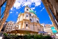 Saint Peter church of Vienna street view