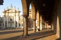 Saint peter dome view in the city of mantua