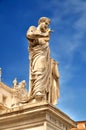 Saint Peter holding the key to heaven Royalty Free Stock Photo