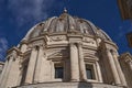 Vatican - September 24, 2022 - The Saint Peter\'s Basilica In Rome, Italy On A Sunny Autumn Morning