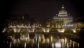 Saint Peter's Basilica church in Vatican City, papal enclave in Rome, timelapse