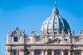 Saint Peter's basilica dome , Vatican, Rome, Italy Royalty Free Stock Photo