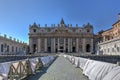 Saint Peter`s Square - Vatican City Royalty Free Stock Photo
