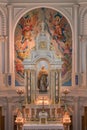 Saint Peter`s Catholic Church altar Royalty Free Stock Photo