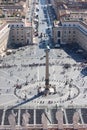 Egyptian obelisk at the Piazza San Pietro, Rome, Italy Royalty Free Stock Photo