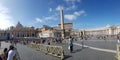 Saint Peter`s Square, Saint Peter`s Basilica, reflection, water, sky, recreation