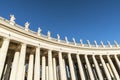 Saint Peter`s Square in Vatican City, Vatican Royalty Free Stock Photo