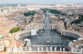 Saint Peters Square Above