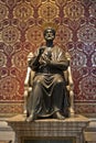 Saint Peter statue in the Basilica of Vatican