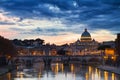 Saint Peter under dark clouds Royalty Free Stock Photo