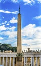 Saint Peter& x27;s Basilica Square Piazza Obelisk Vatican Rome Italy