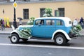 Saint-Peterburg. Parade of old autos