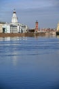 Architecture of historic city center of Saint-Petersburg.