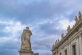 Saint Peters Basilica Exterior Detail View