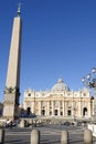 The Saint Peters Square in Vatican