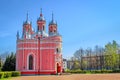 Red Chesme Church building in Saint Petersburg