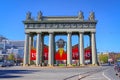 Scenic view of the Triumphal Arch building