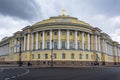 Saint Petersburg, building of the constitutional court of the Russian Federation at the corner of the English embankment and