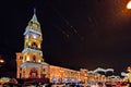 Saint-Petersburg Christmas street lights