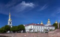 Saint Petersburg cityscape with clouds