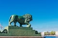 Saint-Petersburg, the figure of a watchdog lion