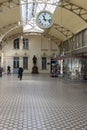 Saint-Petersburg, grand clock inside the Vitebsk Railway Station