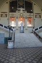 Saint-Petersburg, grand staircase inside the Vitebsk Railway Station