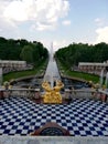 Saint-Petersburg, history, monument, blue, fountain, park, vacation, the castle, Russia